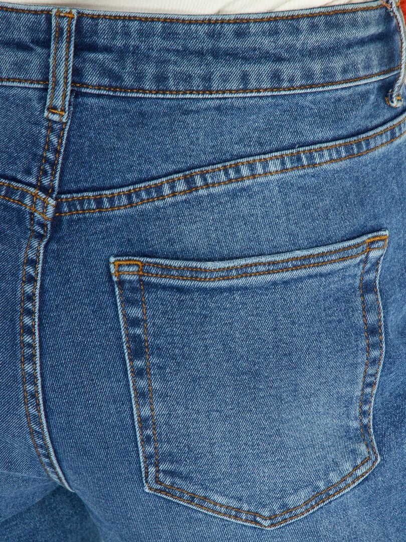 Zeer hooggetailleerde mom jeans - Maat 34 - Blauw