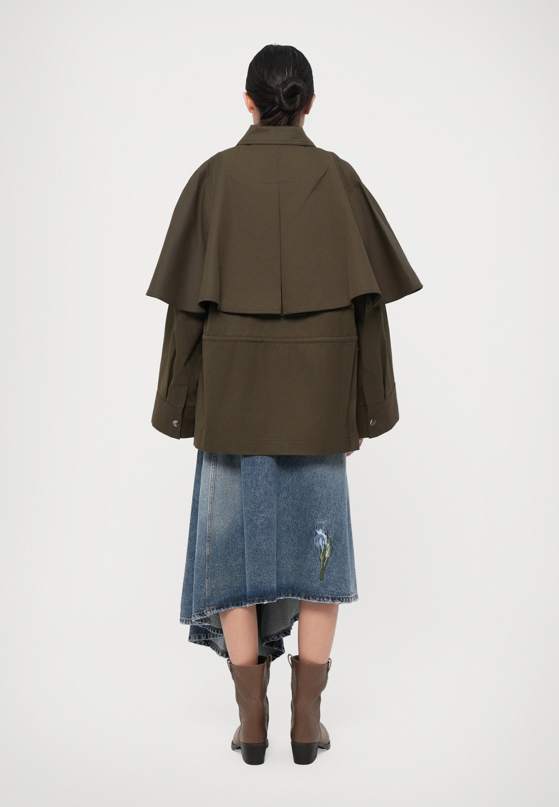 Rodebjer MALIN - Cappotto corto - marrone muschio