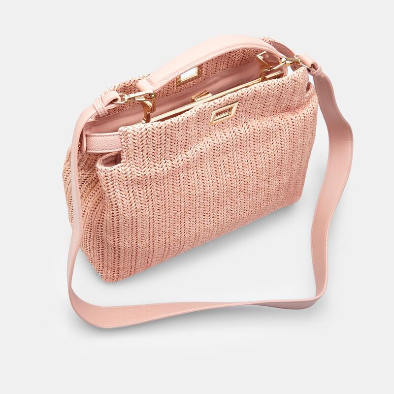 BATA handväska i raffia för kvinnor