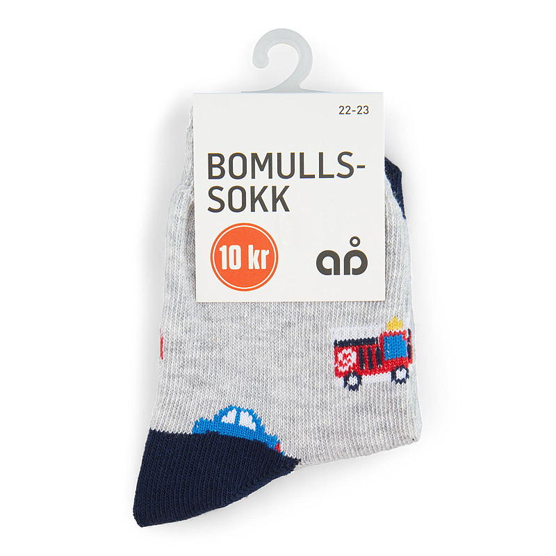 Time 2 Change bomullsstrumpor med motiv storlek 22/23