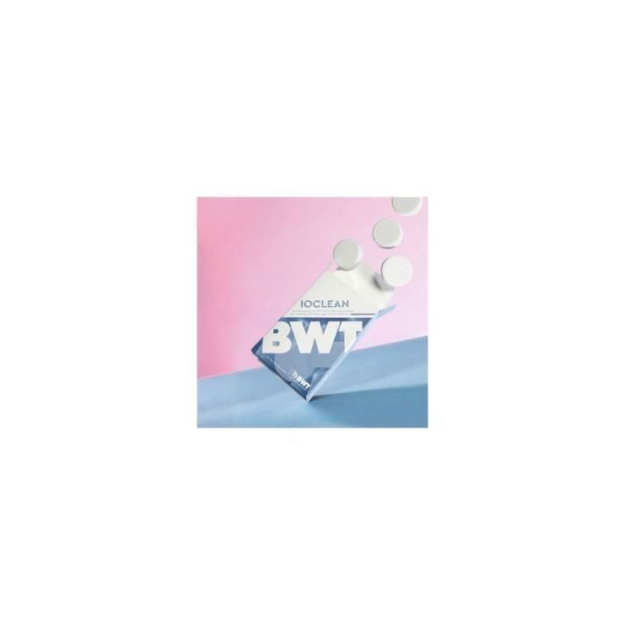 BWT Ioclean – 4 Pastilles de nettoyage pour résines échangeuses d’ions et bacs à sel des adoucisseurs d’eau