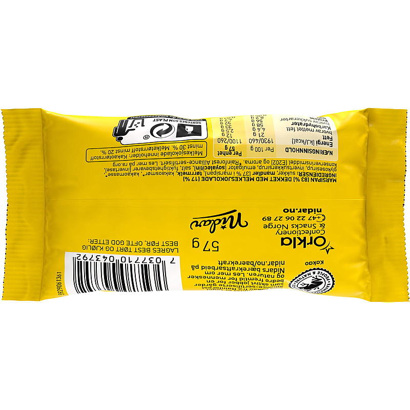 Nidar marsipanägg 57 g/choklad Nidar