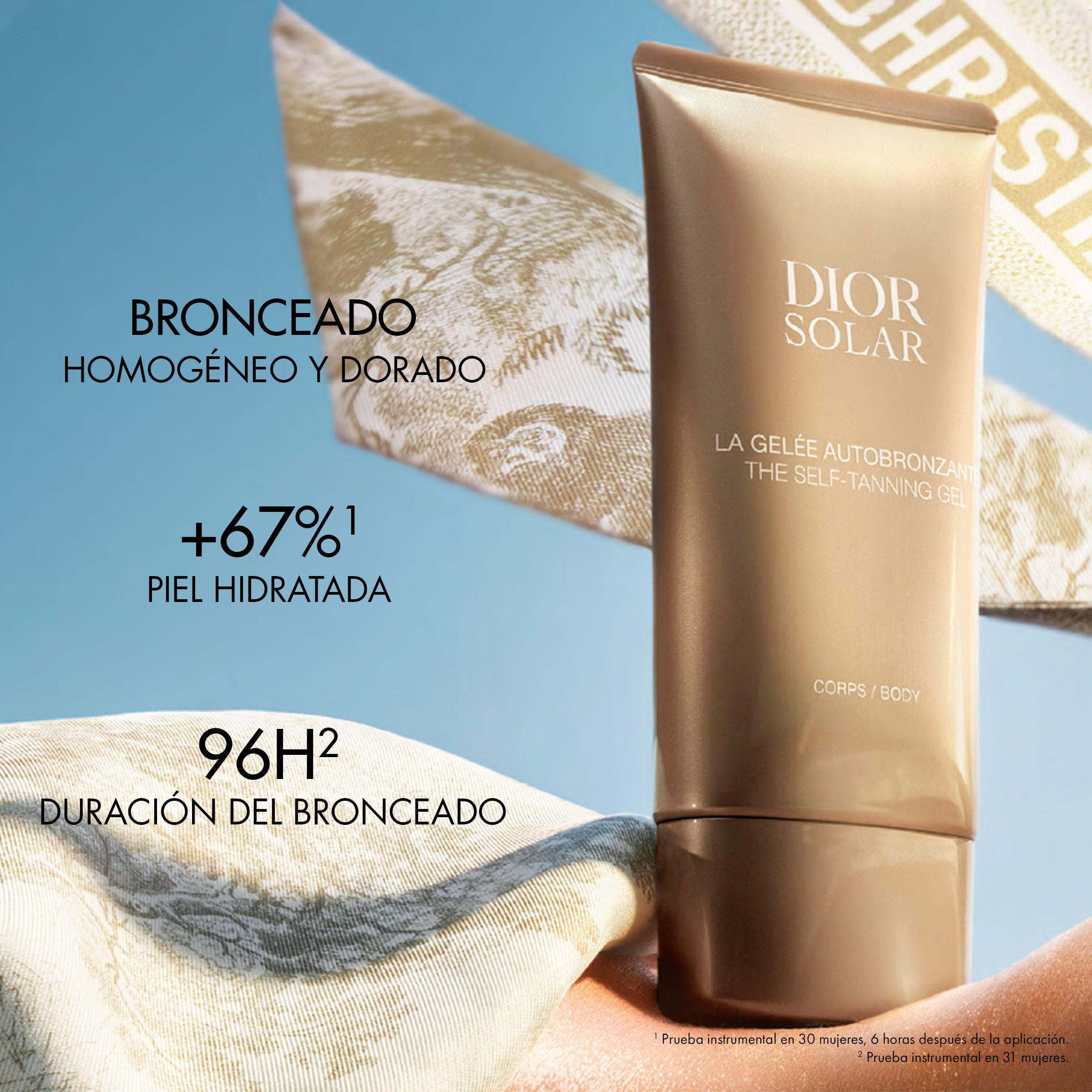 Samoopaľovací telový gél Dior Solar Samoopaľovacie prípravky