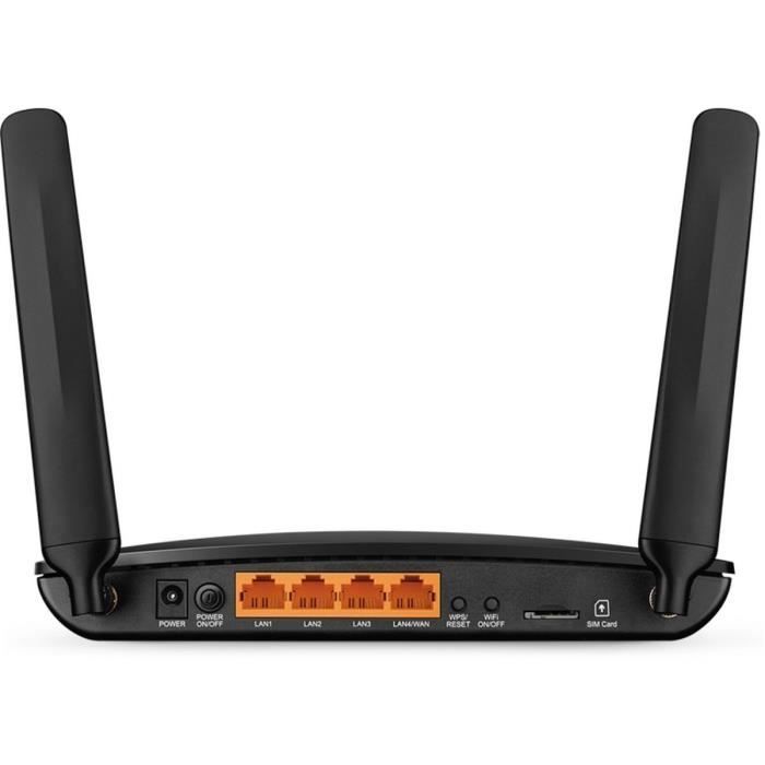 TP-Link - TL-MR6400 - Router WiFi N 4G LTE 300 Mbps con antenne rimovibili
