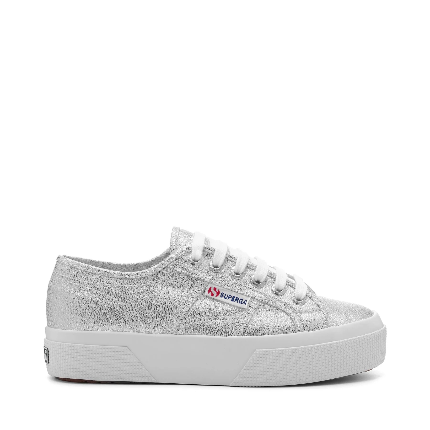 2740 PLATFORM LAME-GREY SILVER