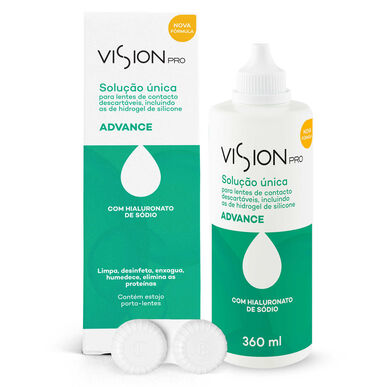 Vision Pro Advance piilolinssien puhdistusneste 360 ml