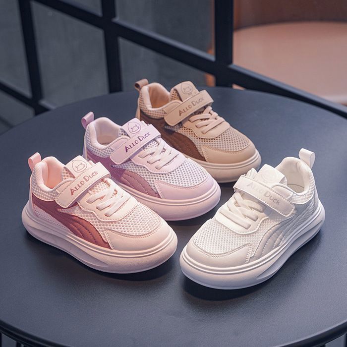 Baskets d'été pour enfants et adolescents - FUNMOON - Rose - Chaussures légères - Fille - 35