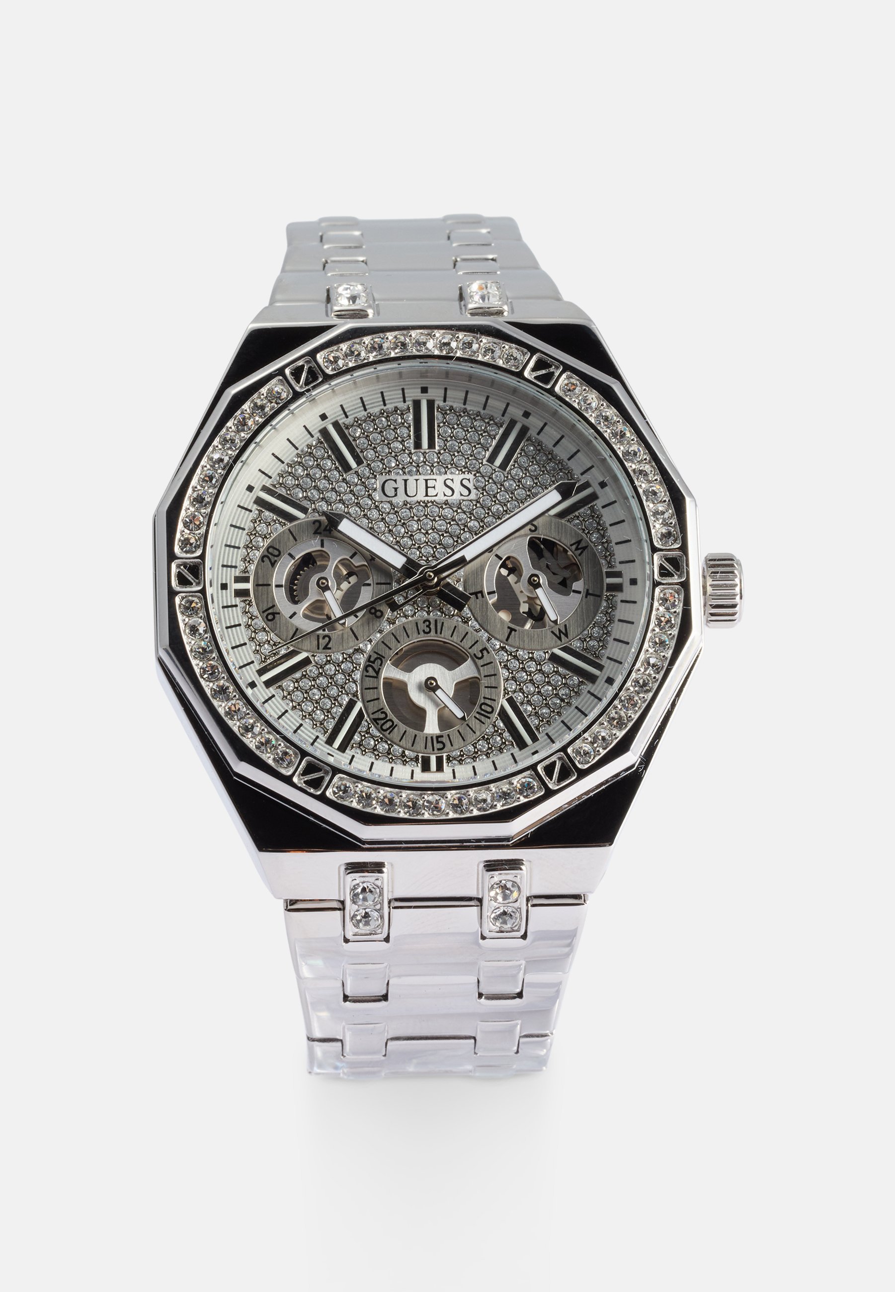Montre chronographe Guess KRYPTONITE UNISEX - couleur argent