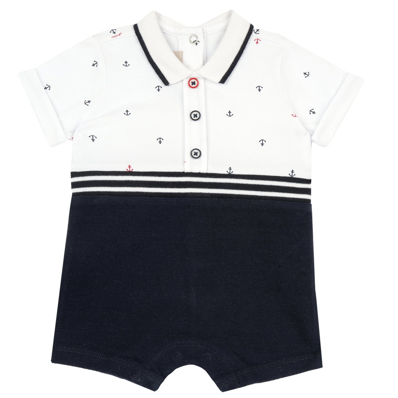 Combinaison courte bleu marine