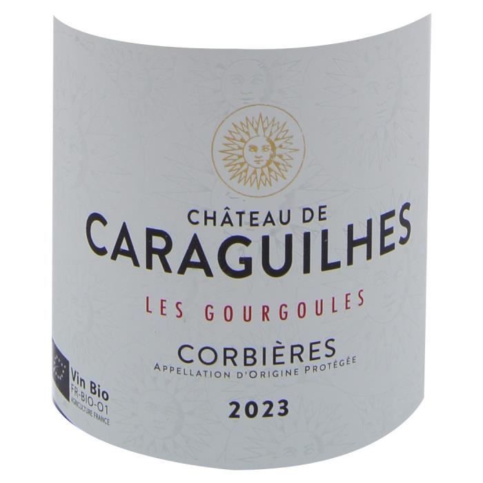 Château des Caraguilhes 2023 Cuvée Les Gourgoules Corbières - Vin rouge de Languedoc-Roussillon - Bio
