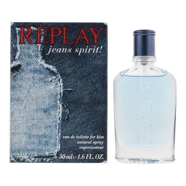 Replay Jeans Spirit For Him Apă de Toaletă 50ml | Parfum | Superdrug