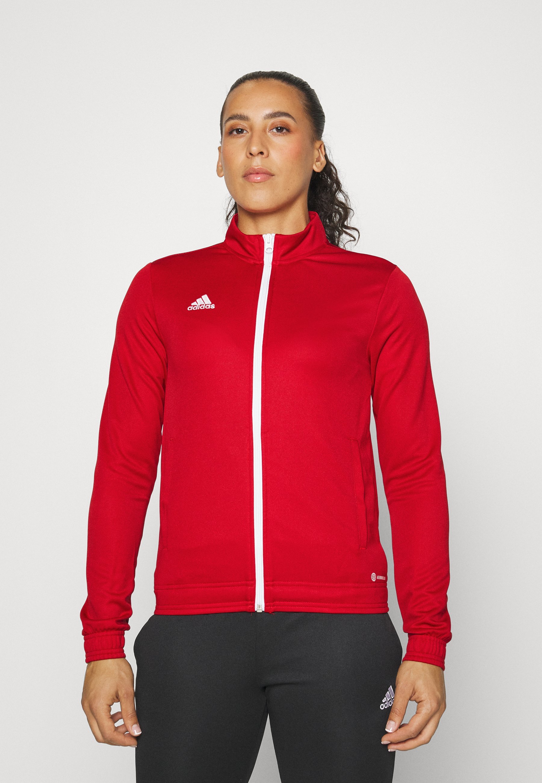 adidas Performance ENTRADA22 TRACK - Trainingsjacke - Rot/Weiß