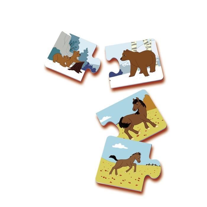 Educational game Mother and her babies, Discovering animals, Ages 2+, Ravensburger