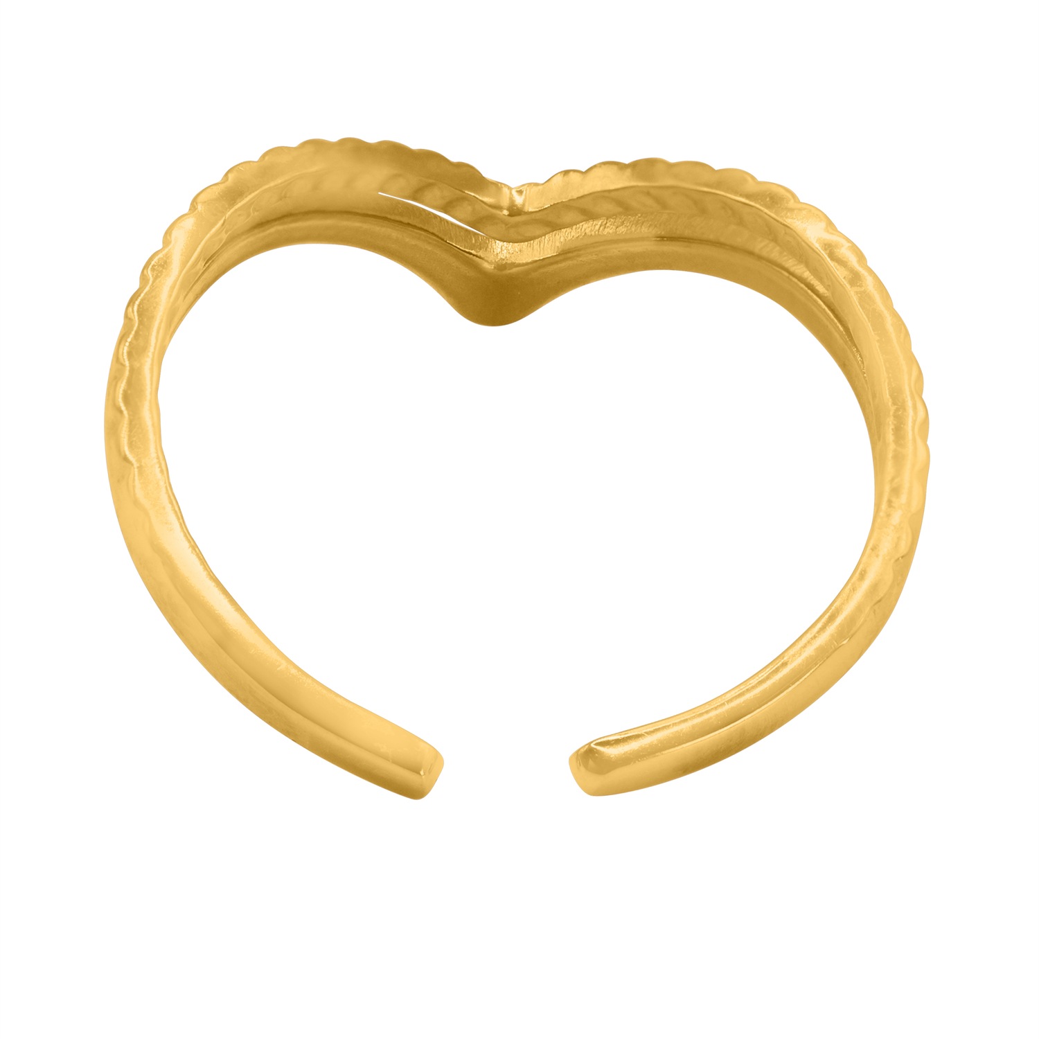 Heideman Bague Nolus couleur or