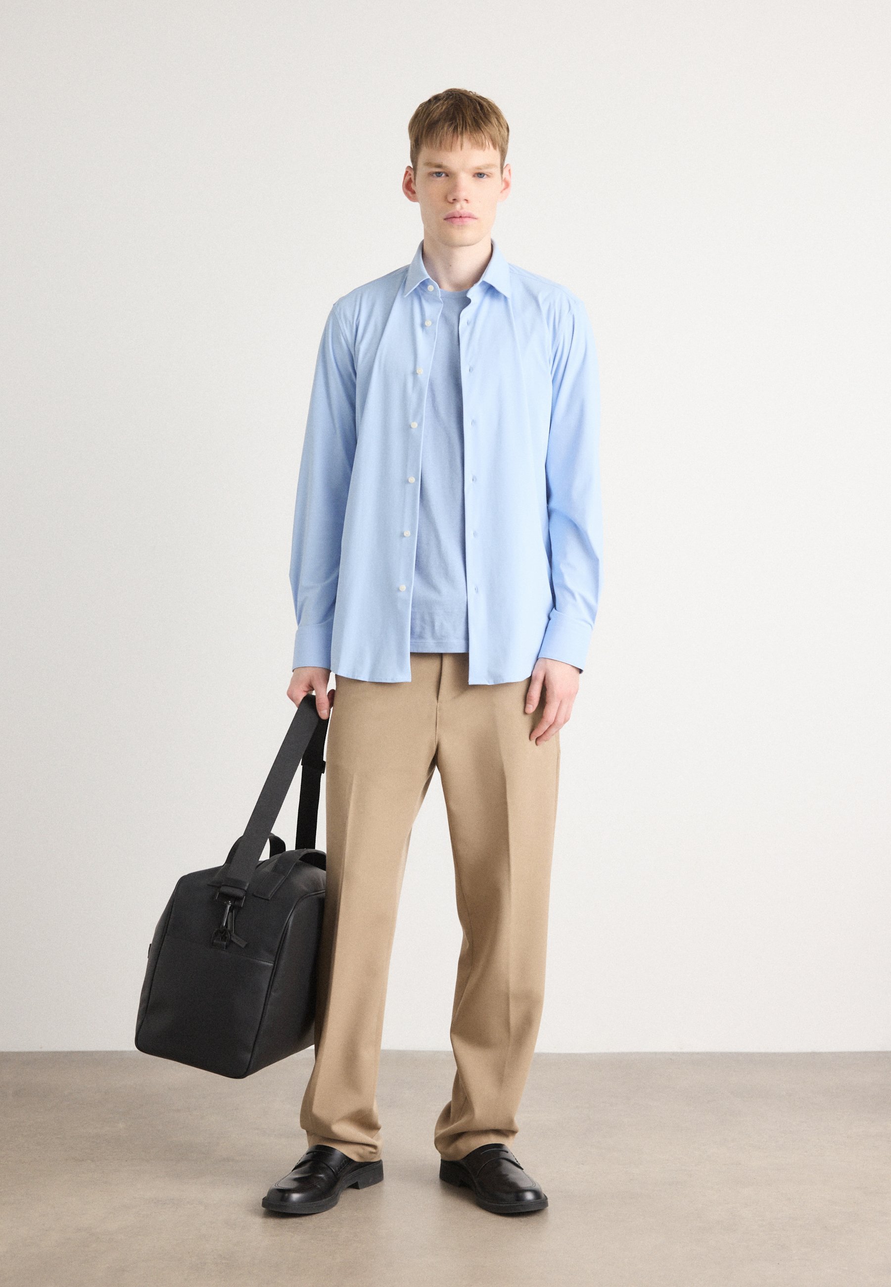 Chemise BOSS HANK KENT - bleu pastel clair