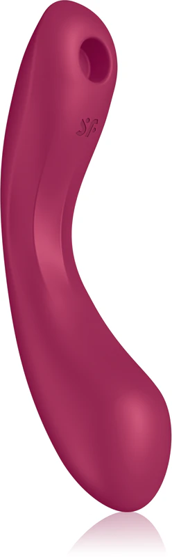 Vibrador Satisfyer Curvy Trinity 1 com estimulador clitoriano