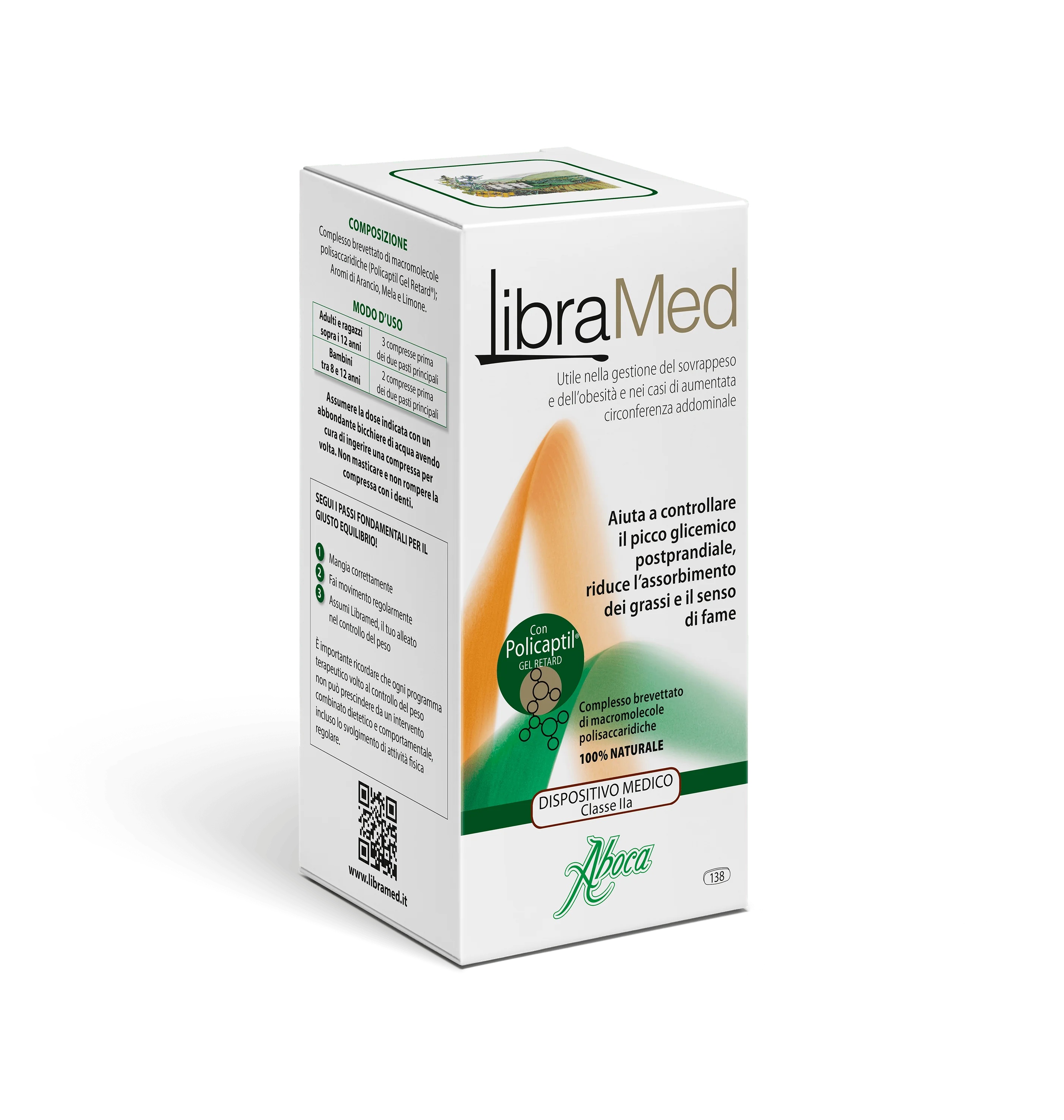 ABOCA Aboca Fitomagra Libramed 138 tabletten Medisch product voor gewichtsverlies