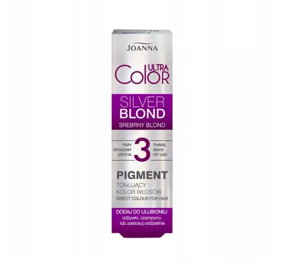 Joanna Ultra Color Silver blond pigment tonujący kolor włosów Srebrny Blond 100g