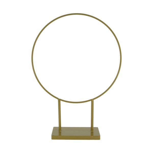 Złoty Stojak Florystyczny Metalowy 28 cm