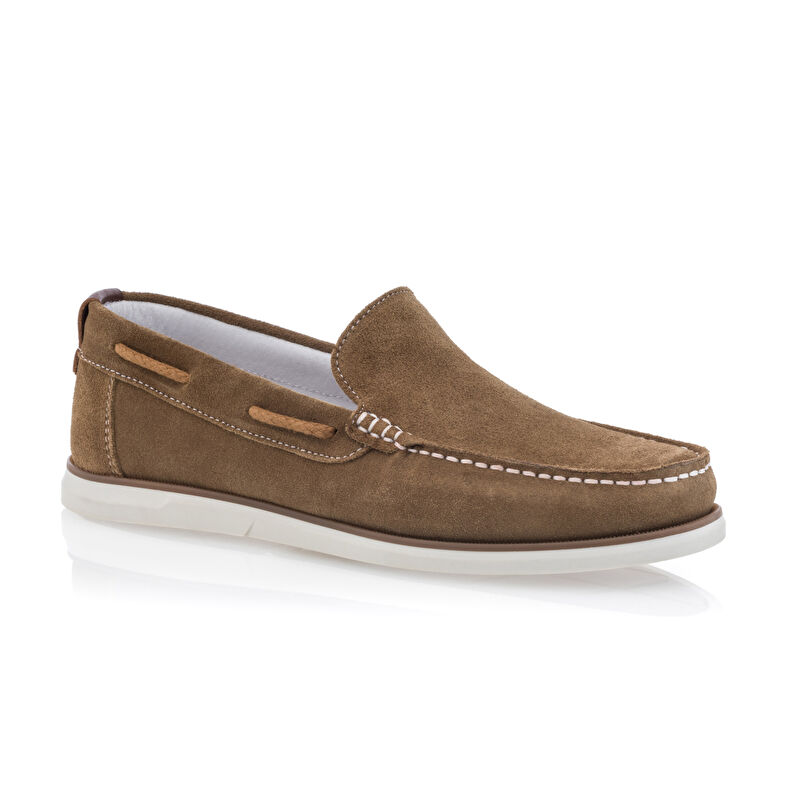 Miesten ruskeat loaferit/veneilykengät