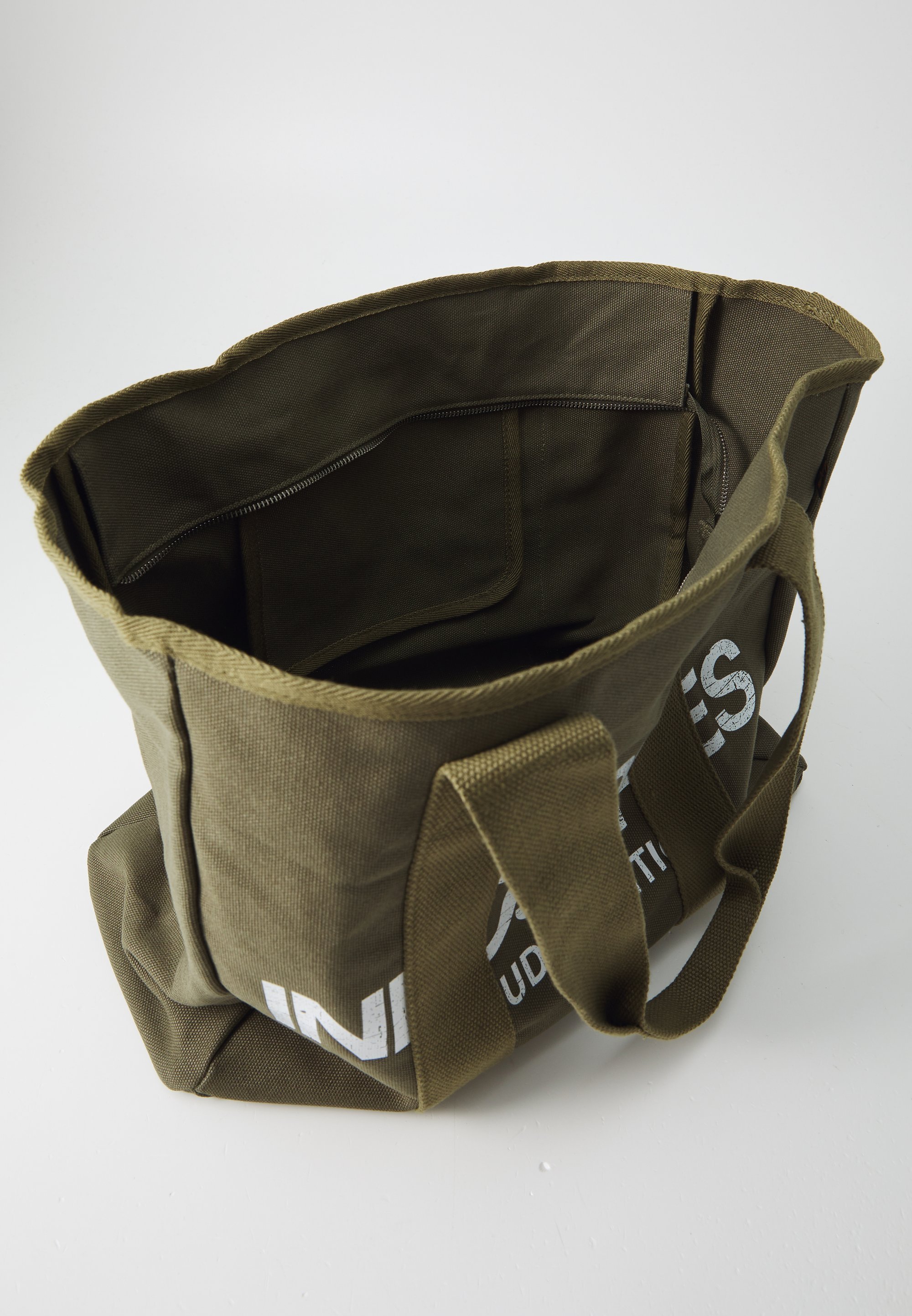 Alpha Industries STUDIO TOTE BAG LARGE UNISEX - Borsa tote - verde oliva scuro