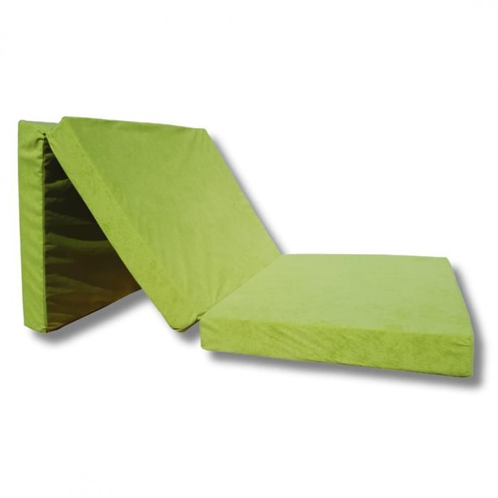 Opvouwbare futonmatras - NATALIA SPZOO - groene appel - Polyurethaanschuim - 1 persoon