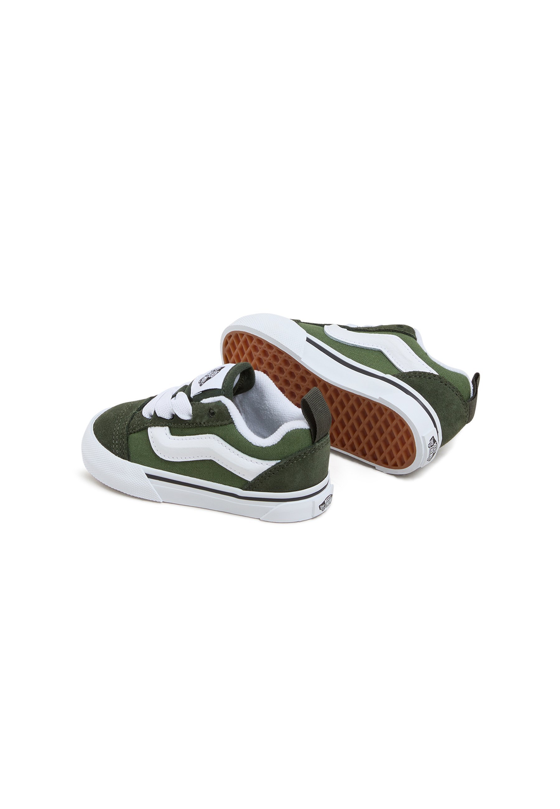 Vans KNU SKOOL ELASTIC LACE - Scarpine per neonati - verde oliva scuro