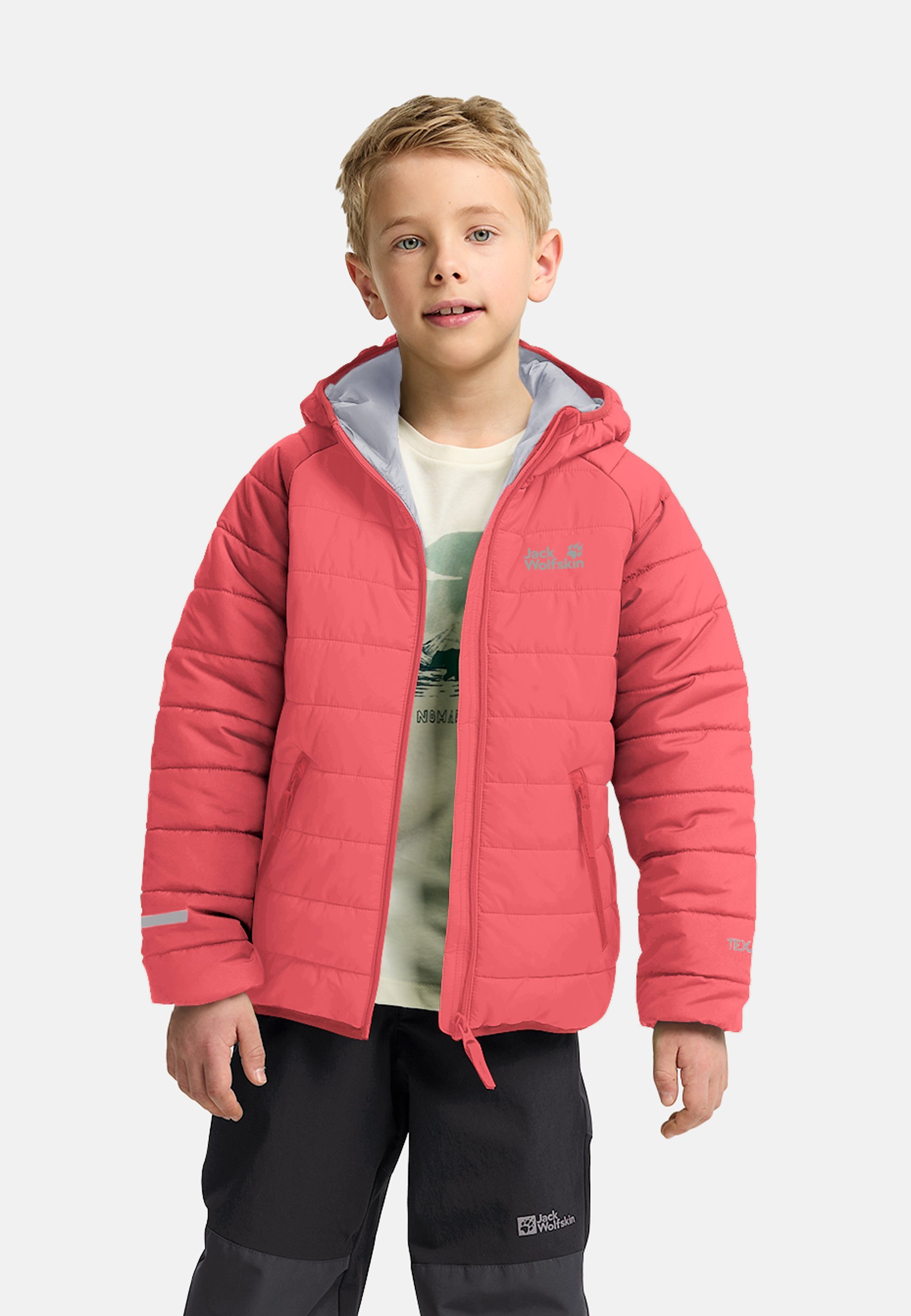 Jack Wolfskin NEW ZENON - Veste de ski - corail coucher de soleil