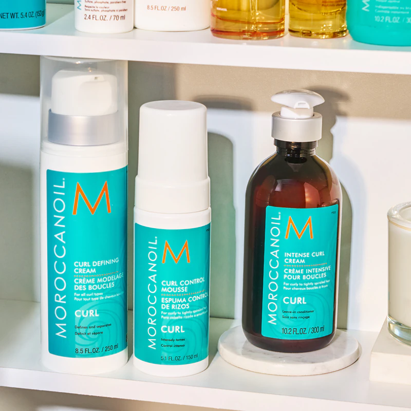 Creme hidratante Moroccanoil Curl para cabelos cacheados e ondulados