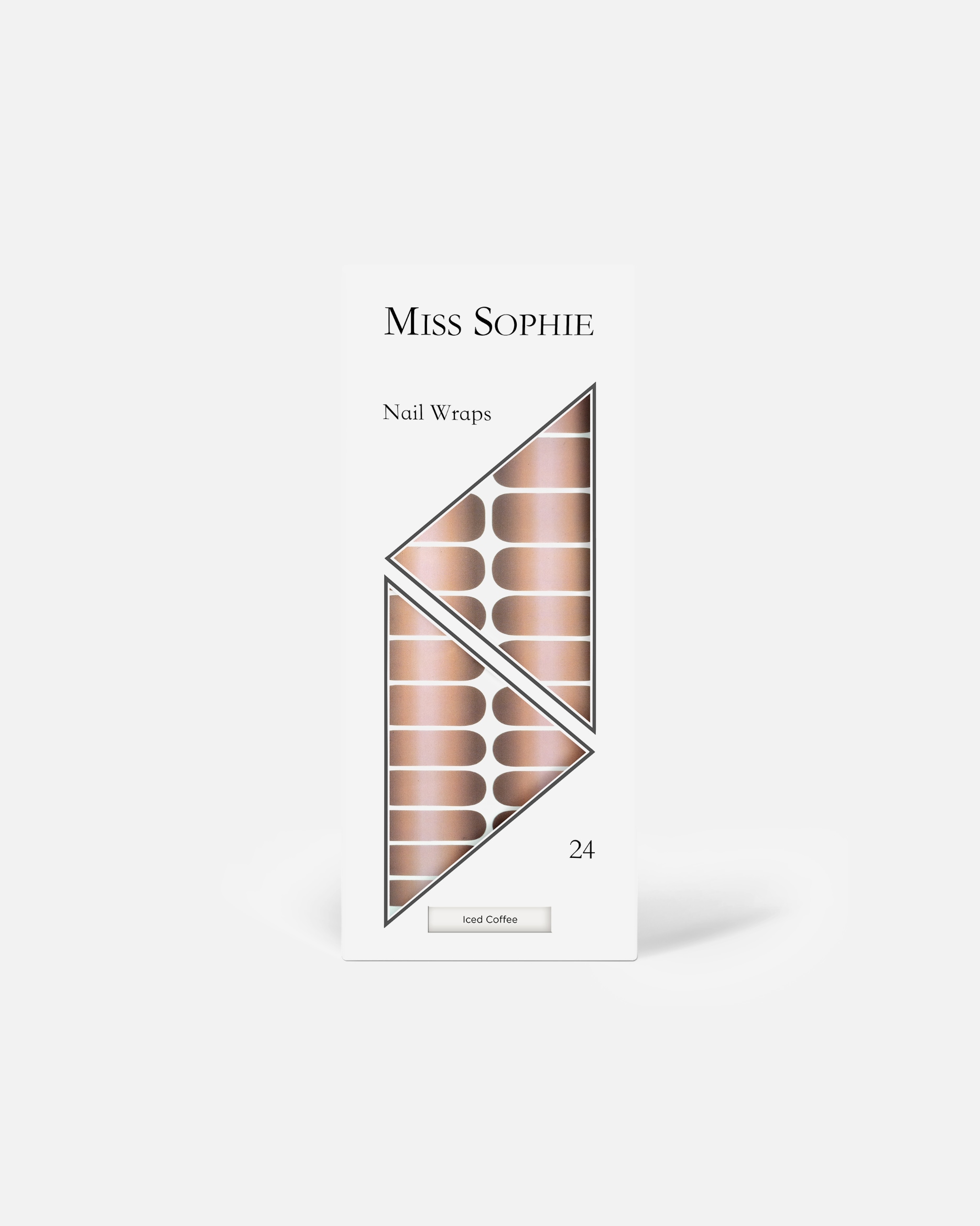 Vernis à ongles Miss Sophie Nail Design Iced Coffee – 24 pièces
