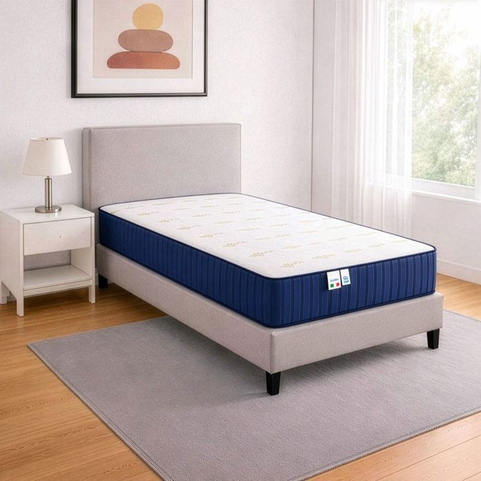 Colchón de espuma viscoelástica Relaxone de 120 x 190 cm, 16 cm de grosor, BALDIFLEX, soporte equilibrado.