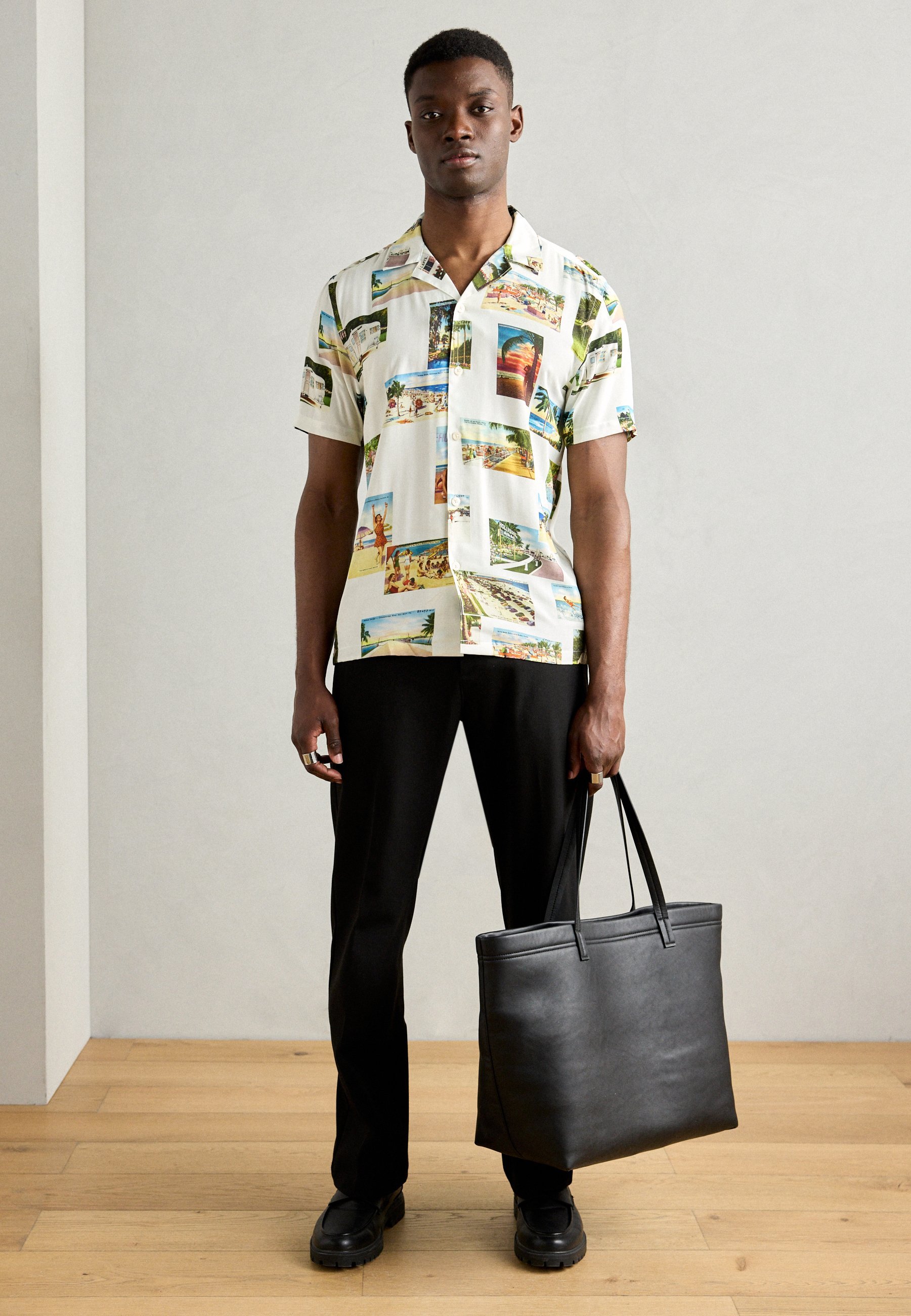 Lindbergh Resort Shirt - Shirt - wit