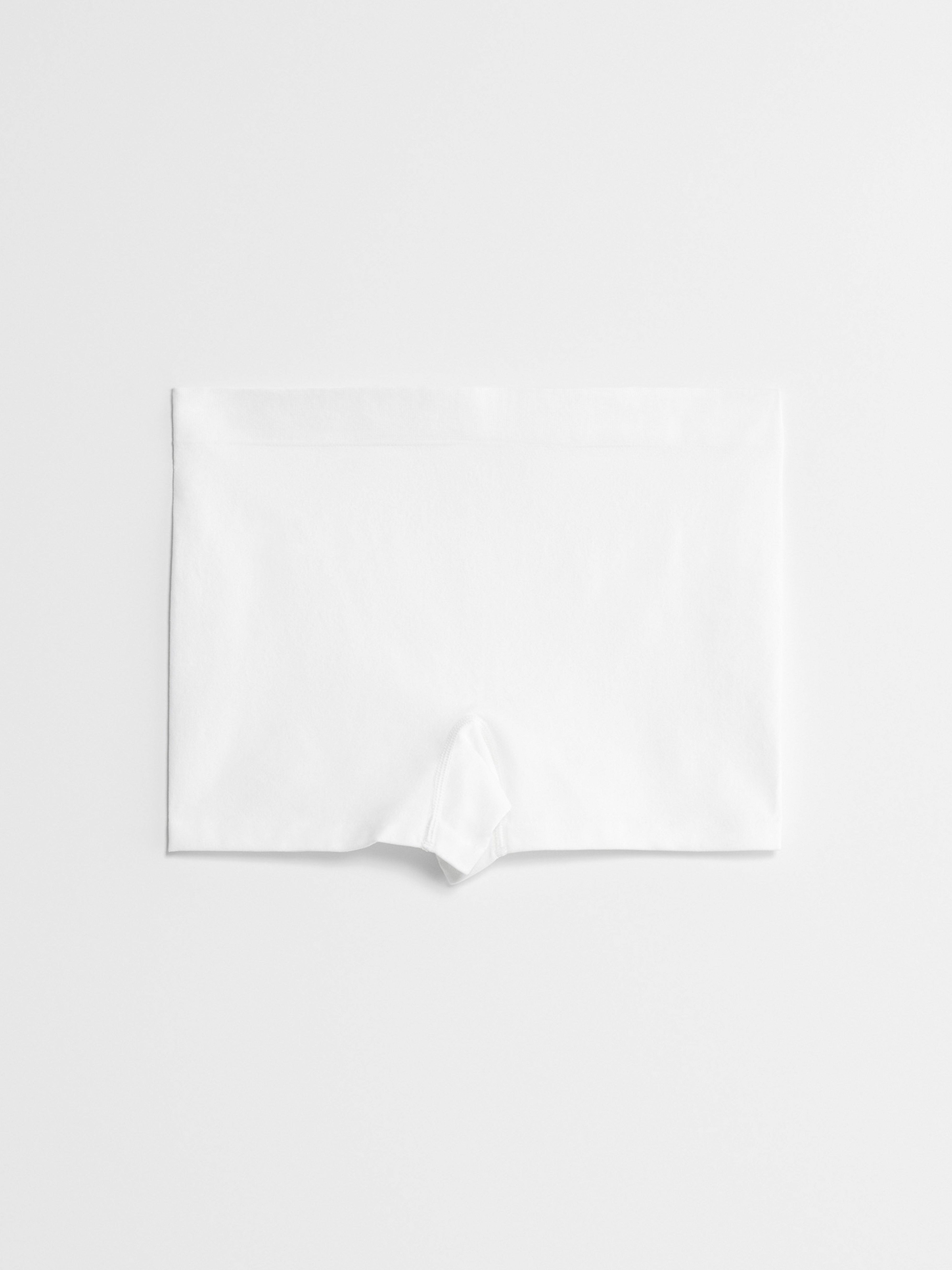 Roupa para menopausa – Cuecas boxer – Femininas, modelo Light White