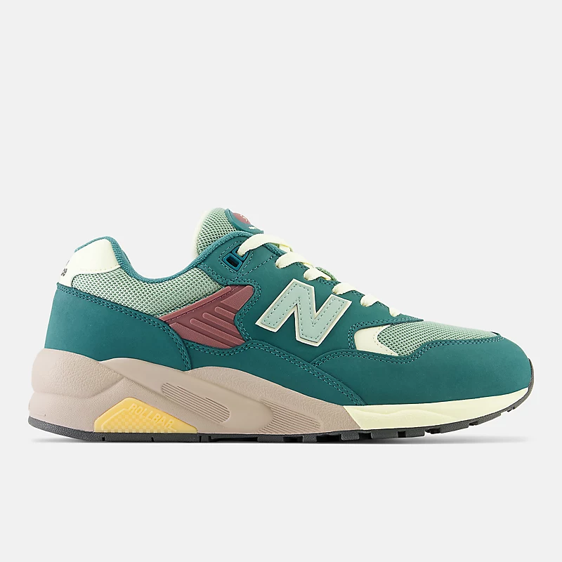 Homme 580 - Vintage Teal med Dawn Glow i Washed Burgundy