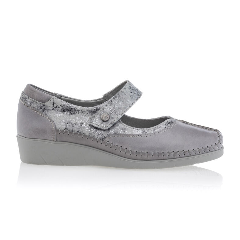 Chaussures confort Femme Gris