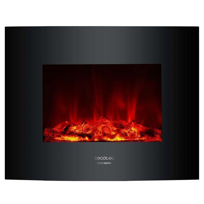 Chimenea eléctrica decorativa Cecotec Ready Warm 2600 con llamas curvas