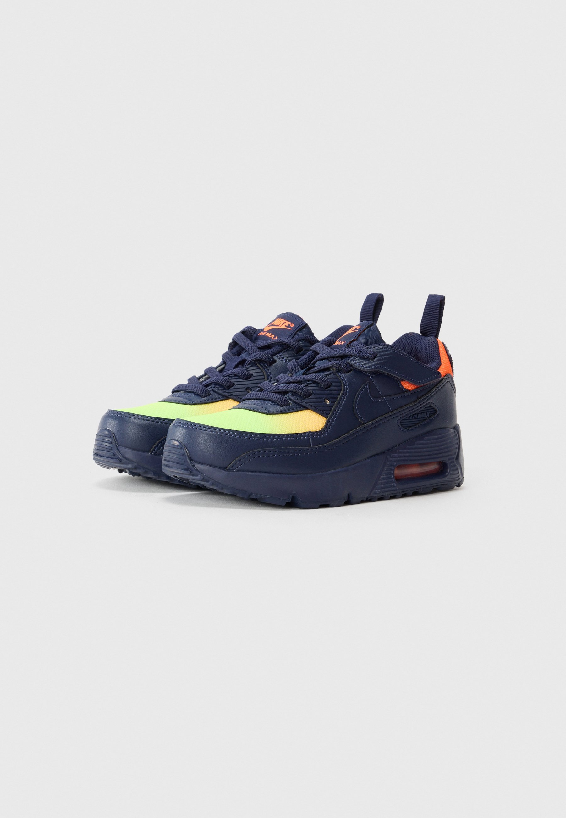Nike Sportswear AIR MAX 90 EASYON UNISEX - Scarpe da ginnastica - lemon venom/blackened blue/hyper crimson/laser orange