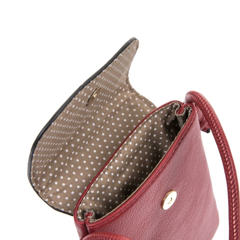 Geantă crossbody roșie pentru femei