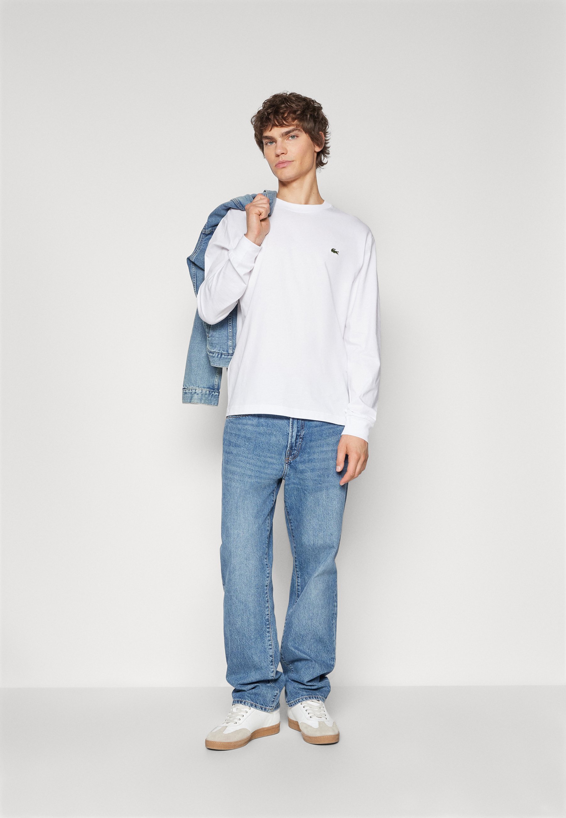 Maglia a maniche lunghe Lacoste - bianca