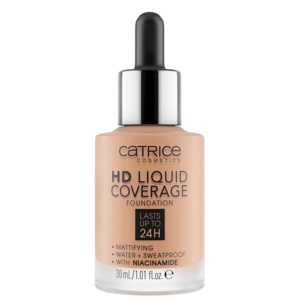 Catrice HD 040 Warm Beige tekoči prekrivni puder<br>30 ml