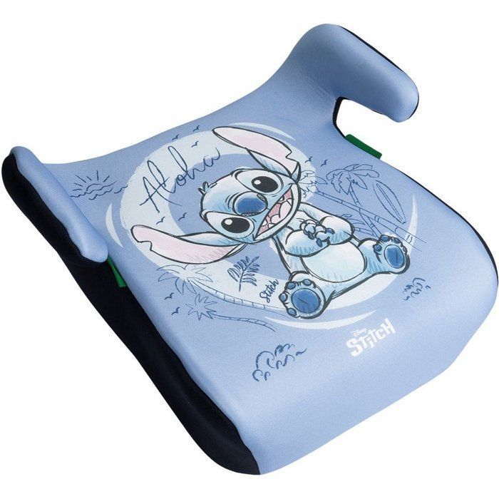 Tataway Siège auto rehausseur Disney Stitch i-Size ECE R129/03. Siège d'appoint sécurité enfant 126-150 cm, graphisme Stitch sur