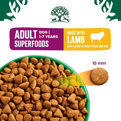 James Wellbeloved Adult Superfoods – Lamm mit Kartoffeln und Chia