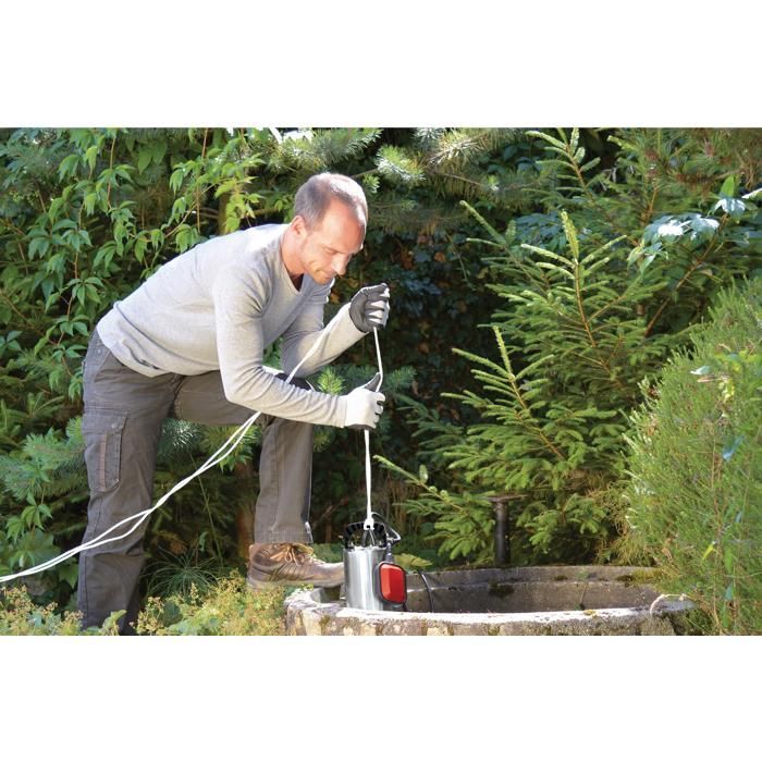 Einhell Pompe d’évacuation pour eaux chargées GC-DP 9035 N (900 W, Câble d‘Alimentation 10 m)