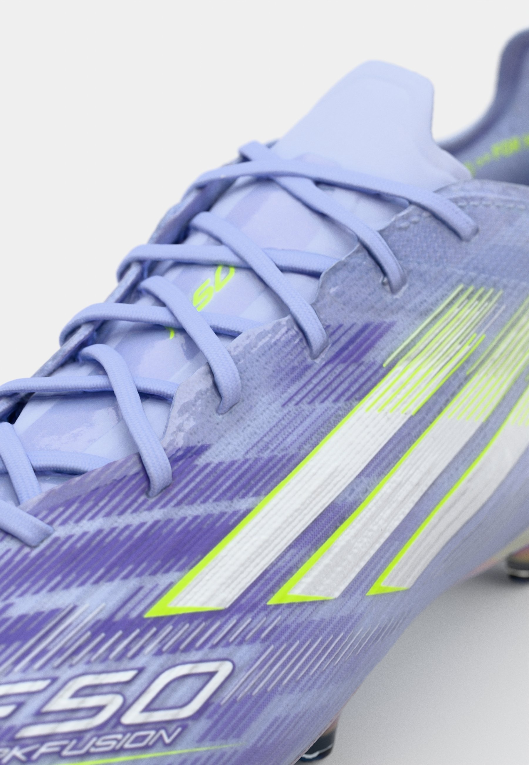 adidas Performance F50 SPARK FUSION ELITE FG/AG - Voetbalschoenen voor stevige ondergrond - violettint/helder citroengeel/paarse rush
