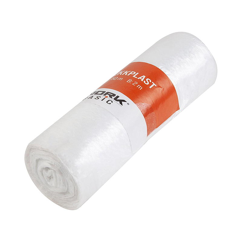 Basiswerkafdekking van plastic 2x50 m, Werk