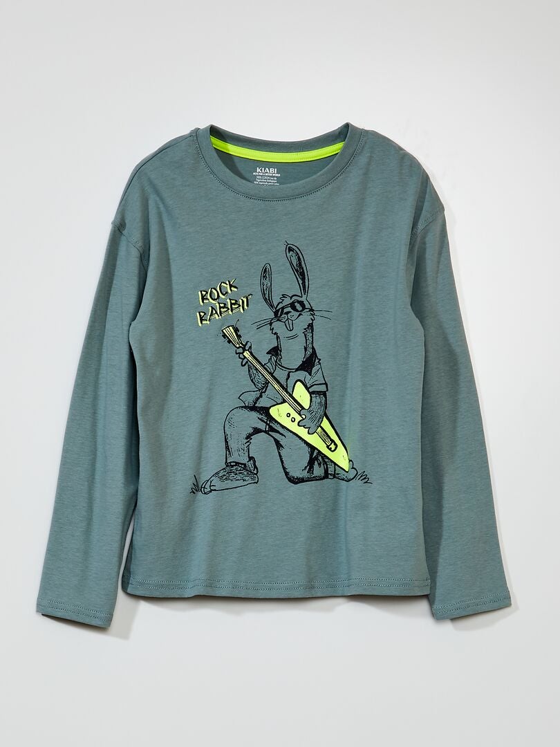 Camiseta estampada - AZUL