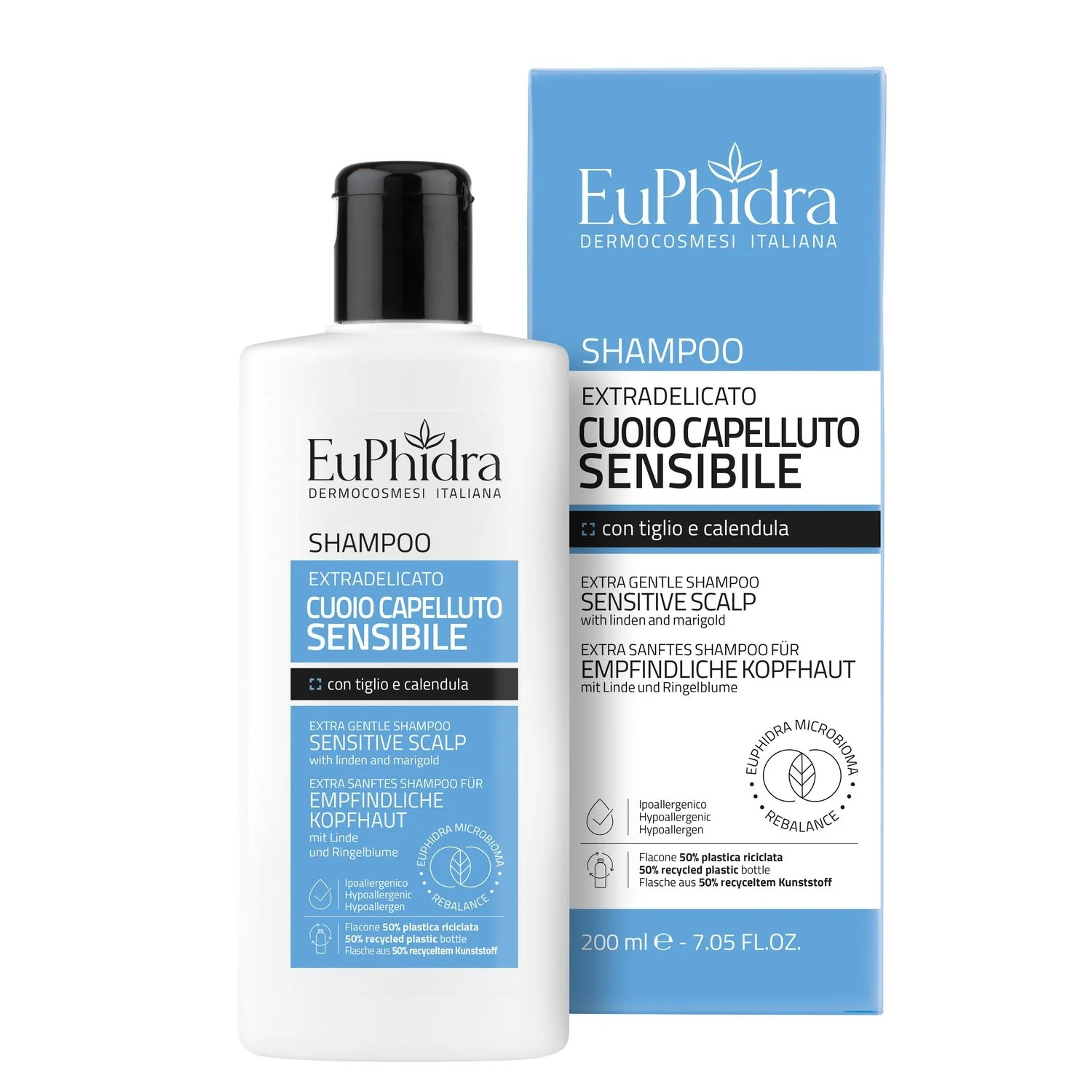 Cura dei Capelli Shampoo extradelicato cuoio capelluto sensibile - Shampoo Delicato, Trattamento Cuoio Capelluto