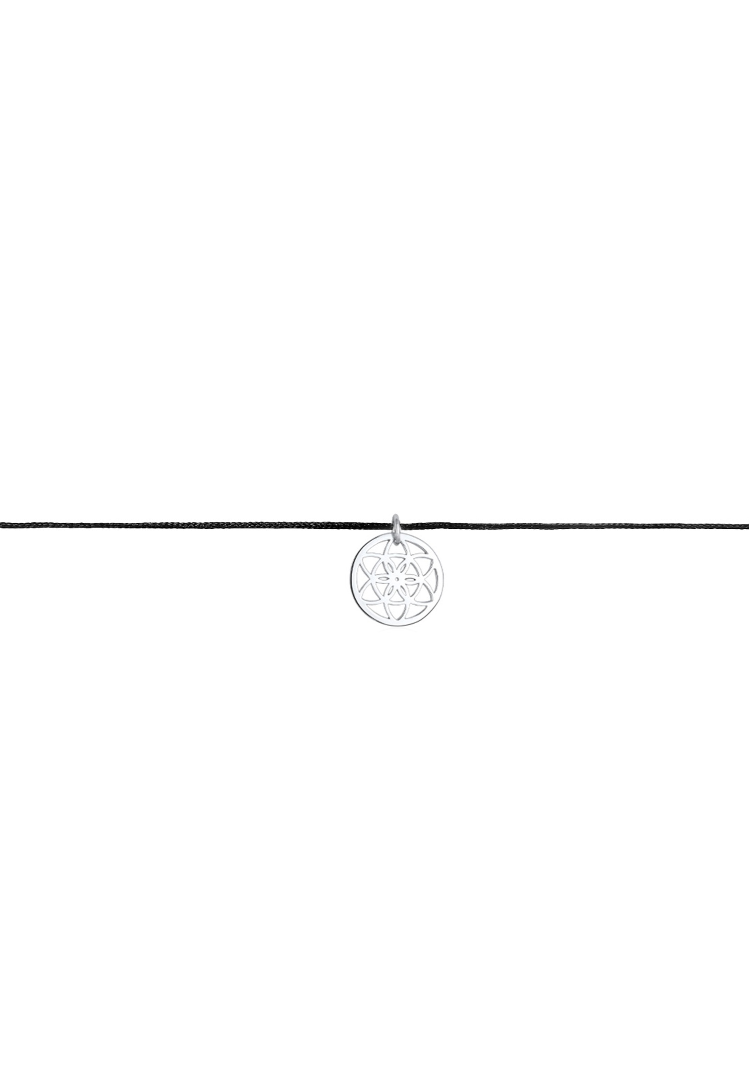 Elli Femme Choker Pendentif Ornement - (925/1000) Argent