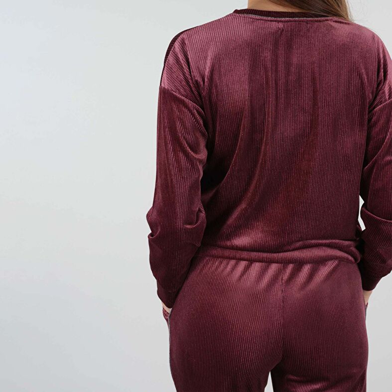  Genser Femme Bordeaux