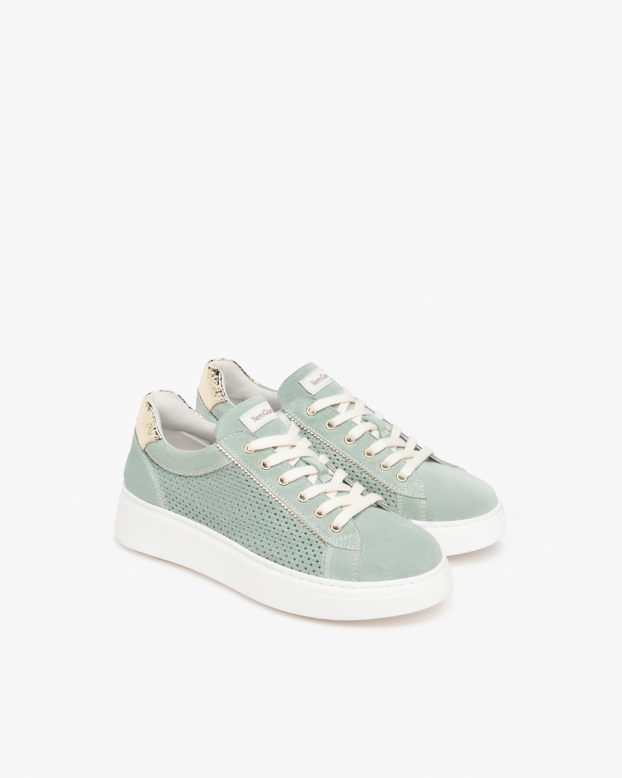  Damen-Sneaker aus Wildleder und Funktionsmaterial